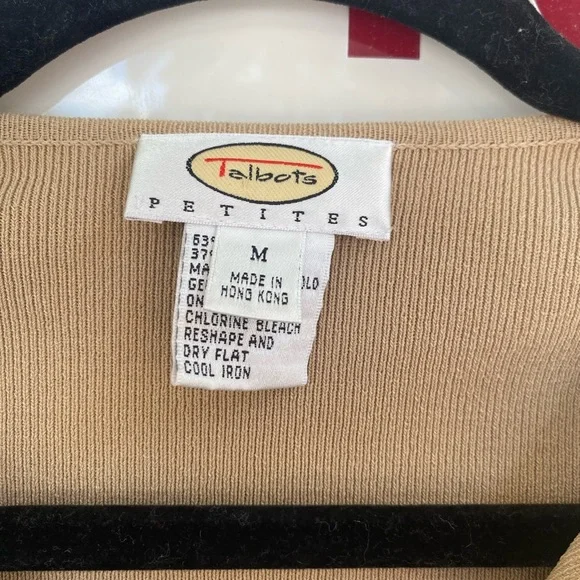 Talbots Women's Cardigan in Classic Tan - Picture 3 of 3